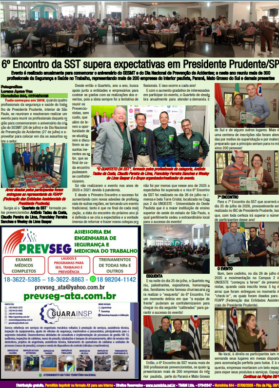 Antonio Tadeu Costa - Maior Evento de Segurança do Trabalho